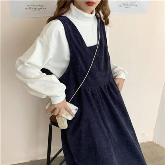 Made It Work Vintage Overall Dress - Image 7