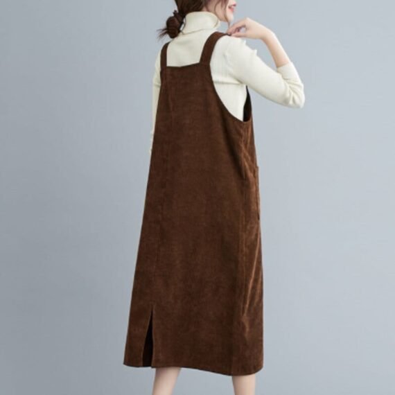 Namara Vintage Midi Overall Dress - Image 3