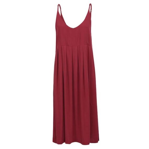 Soak Up The Sun Cotton Overall Dress Midi - Image 10