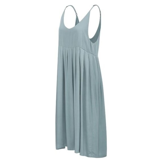 Soak Up The Sun Cotton Overall Dress Midi - Image 6