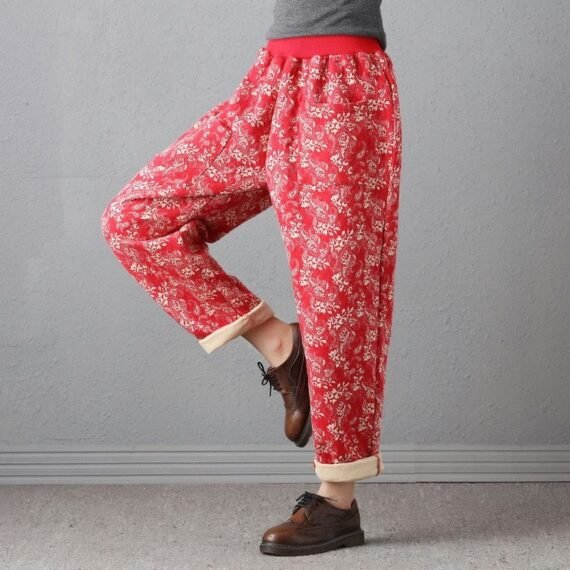 Paisley Pattern Vintage Pants - Image 4