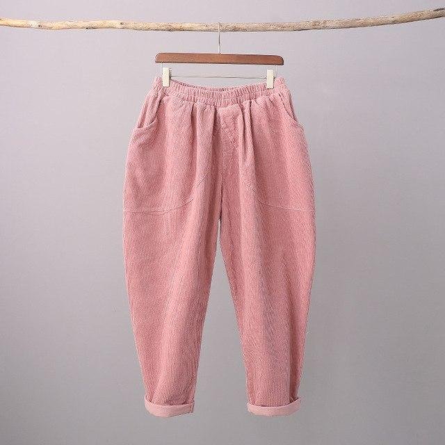 Rolled Up Vintage Corduroy Pants - Image 5