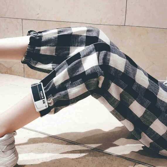 Plaid Vintage Pants - Image 2