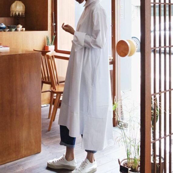 Plus Size Oversized Shirt Dress - Image 3