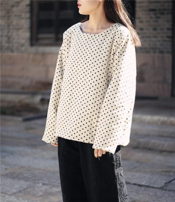 Polka Dot Pullover Parka - Image 5