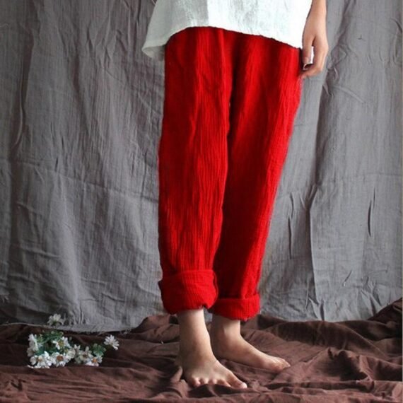 Cotton And Linen Pants | Zen - Image 10