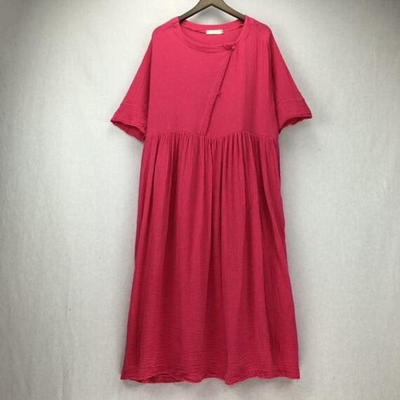 Zen Sunday Plus Size Cotton Linen Dress  | Zen - Image 13