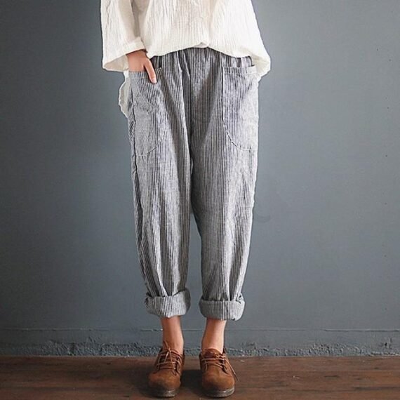 Vintage Striped Trousers | Zen - Image 6