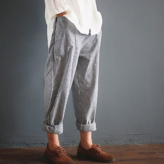 Vintage Striped Trousers | Zen - Image 5