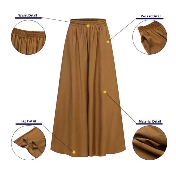 Serena High Waist Palazzo Pants - Image 5