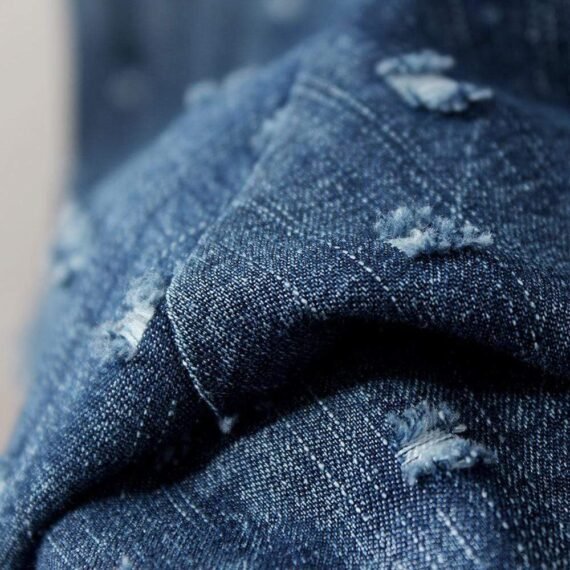 Vintage Pleated Denim Skirt - Image 8