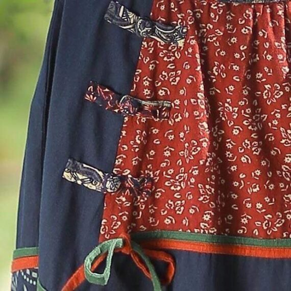 Tribal Patchwork Skirt - Image 5