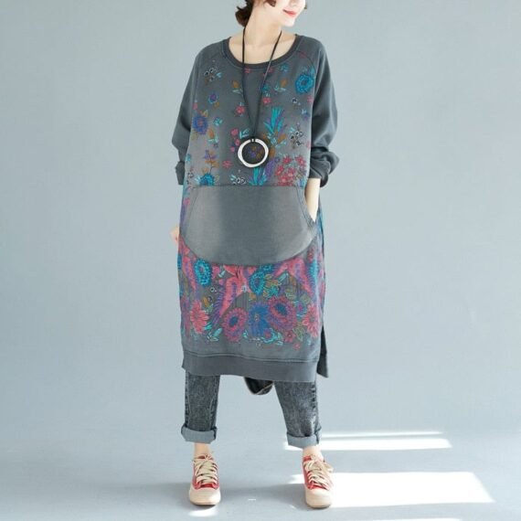 Floral Oversized Sweater - Image 11