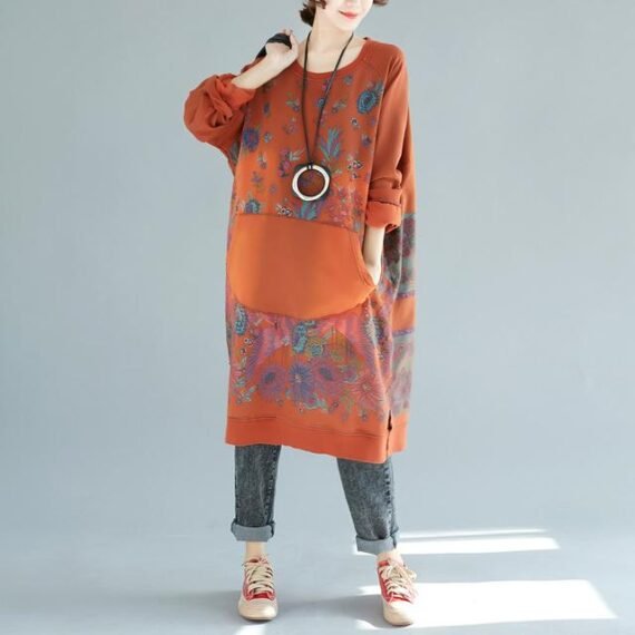 Floral Oversized Sweater - Image 6