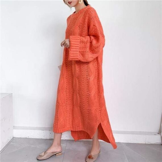 Oversized Chunky Knit Sweater - Image 15