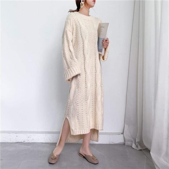 Oversized Chunky Knit Sweater - Image 2