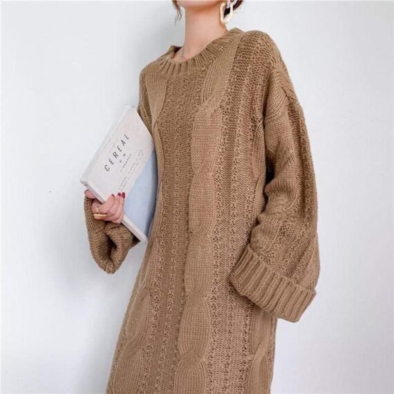 Oversized Chunky Knit Sweater - Image 6