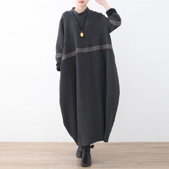 Turtleneck Maxi Sweater Dress - Image 3