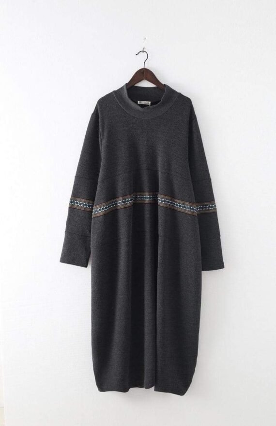 Turtleneck Maxi Sweater Dress - Image 10