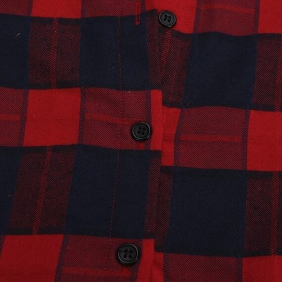 Oversized Vintage Plaid Shirt - Image 12