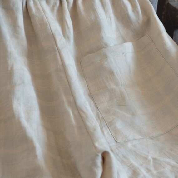 Vintage Casual Cotton Linen Pants | Zen - Image 3