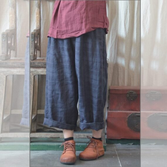 Vintage Casual Cotton Linen Pants | Zen - Image 6