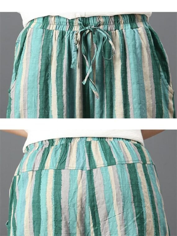 Vintage Striped Trousers - Image 4