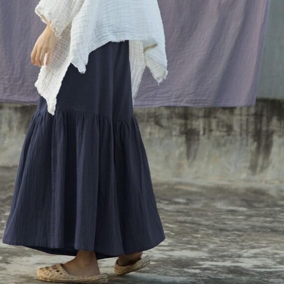 Vintage Wide Leg Palazzo Pants | Lotus - Image 4