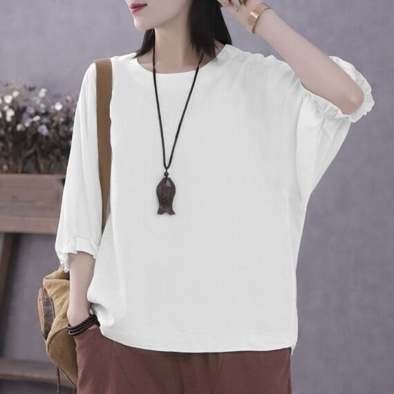 Hannah Lantern Sleeve Shirt - Image 5