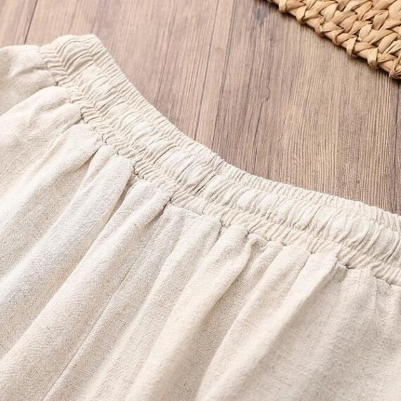 Wide Leg Linen Palazzo Pants  | Zen - Image 12