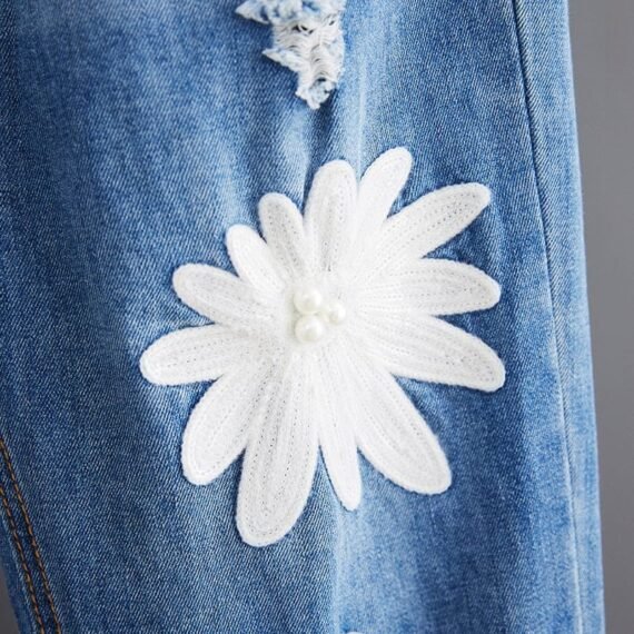 Flower Power Hipster Jeans - Image 4