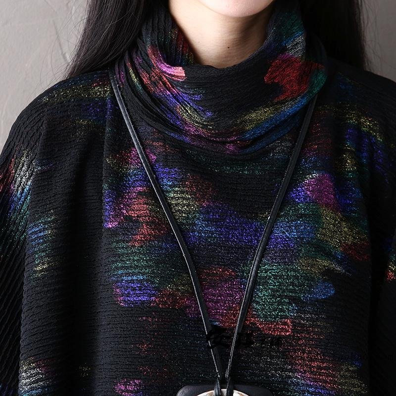 Electro Rainbow Turtleneck Sweatshirt - Image 5