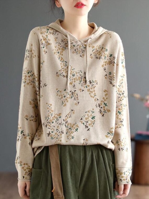 Aranza Floral Hooded Pullover - Image 11