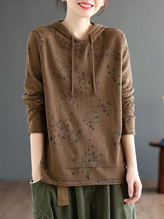 Aranza Floral Hooded Pullover - Image 4