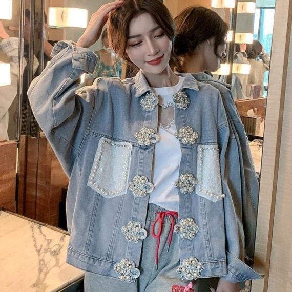 Selena Vintage Embroidered Denim Jacket