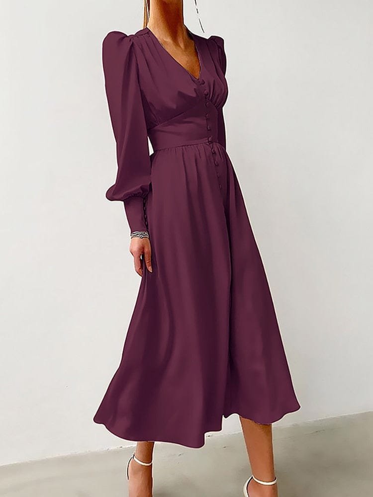 Maliyah Elegant Midi Dress - Image 9