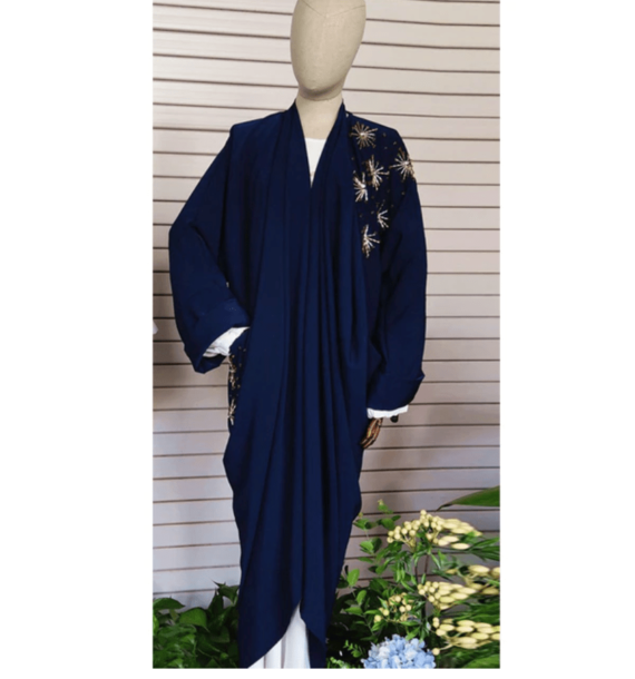 Oriental Beaded Kaftan Dress - Image 6