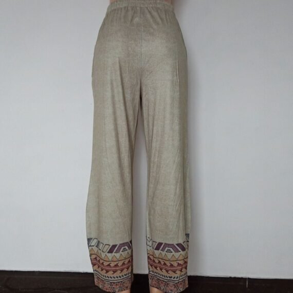 Geo High Waist Wide Leg Pants | Zen - Image 3