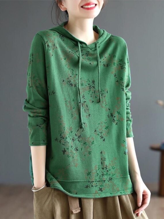 Aranza Floral Hooded Pullover - Image 7