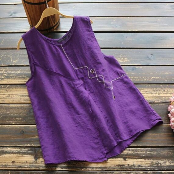 Infinity Embroidered Tank Top - Image 3