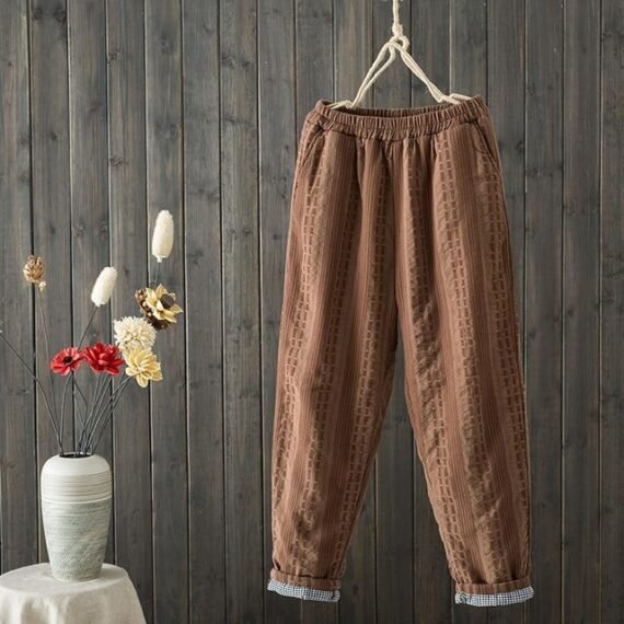 Abigail Comfortable Linen Harem Pant - Image 2