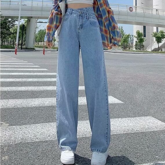 High Waisted Harajuku Boyfriend Jeans - Image 4