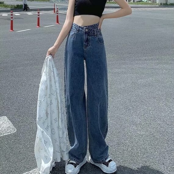 High Waisted Harajuku Boyfriend Jeans - Image 2