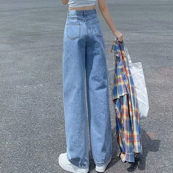 High Waisted Harajuku Boyfriend Jeans - Image 5