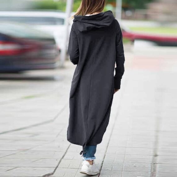 Kayla Long Oversized Hooded Sweater - Image 6