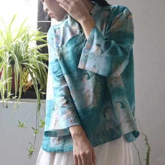 Nuxing Asia Inspired Blouse - Image 4