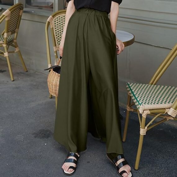 Isla Wide Leg Palazzo Pants - Image 7