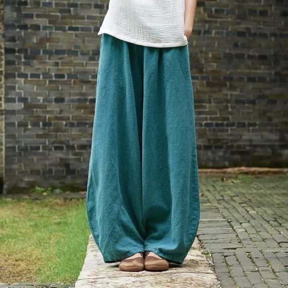 Sakura Wide Leg Linen Pants | Zen - Image 4