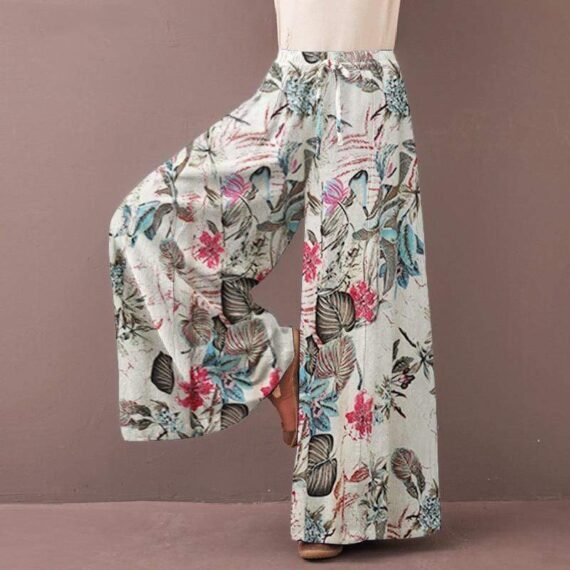 Talia Floral Palazzo Pants - Image 4