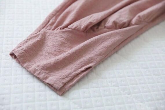 Simplicity Cotton & Linen Harem Pants | Lotus - Image 9